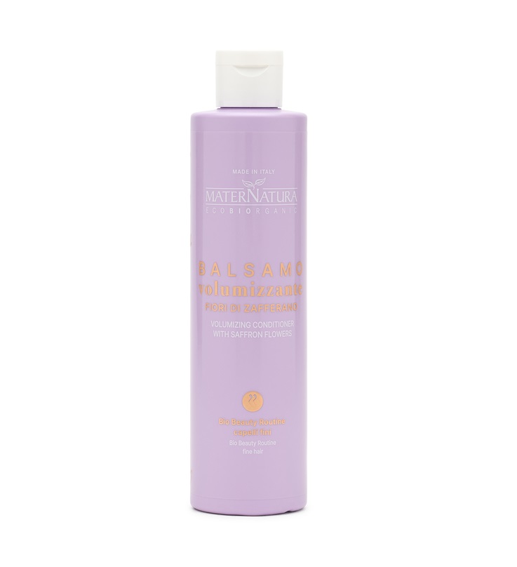 Volumising Conditioner with Saffron Flowers MaterNatura - 3