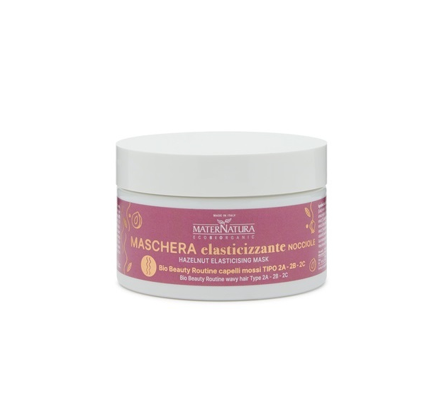 Waves Elasticising Mask Hazelnut,  hårmask vågigt och lockigt hår MaterNatura - 2