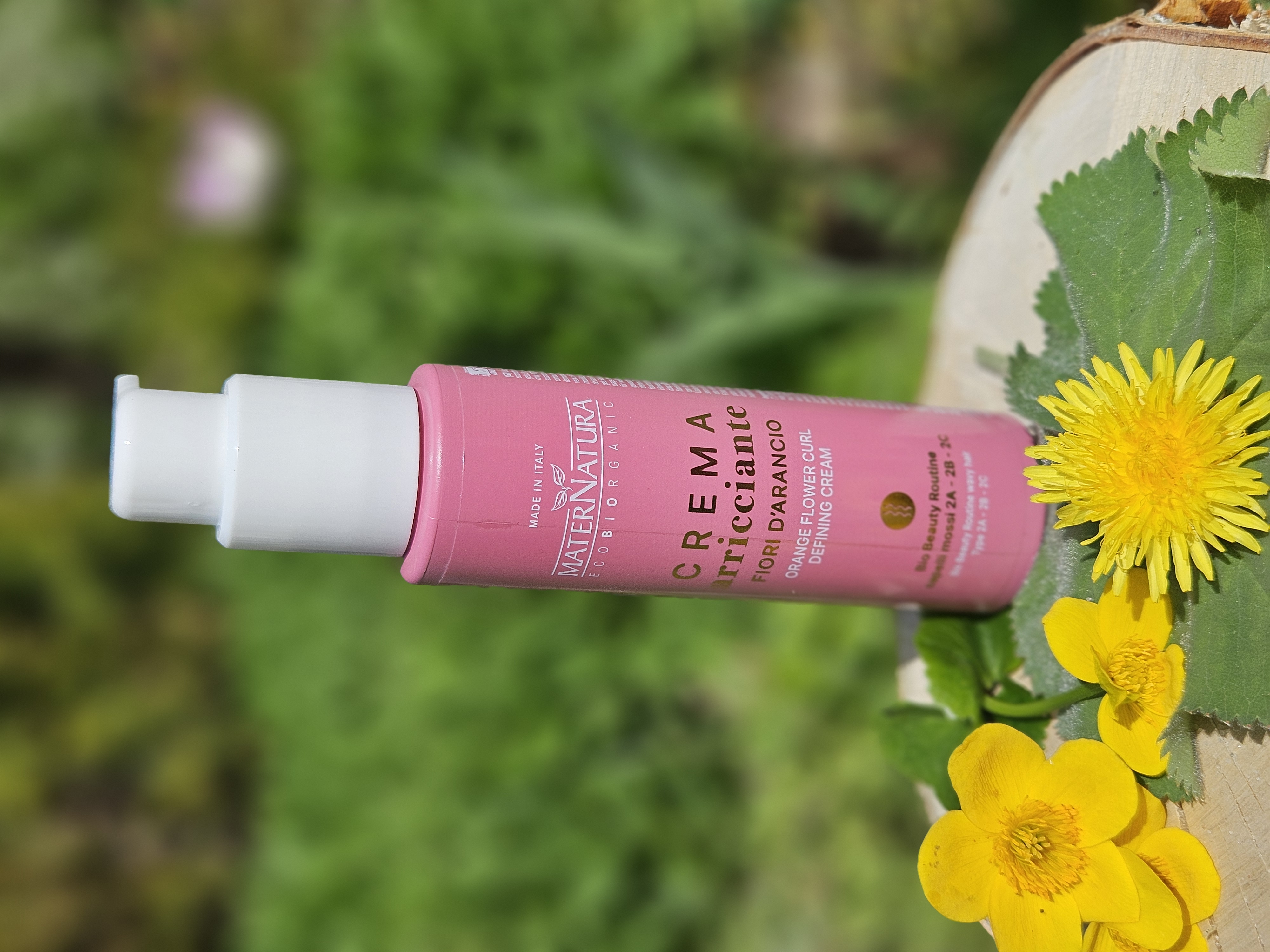 Orange Flower Curl Defining Cream, stylingkräm för vågigt hår, MaterNatura