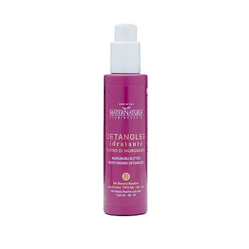 Murumuru Butter Moisturising Detangler, Förbehandling trassligt hår. MaterNatura