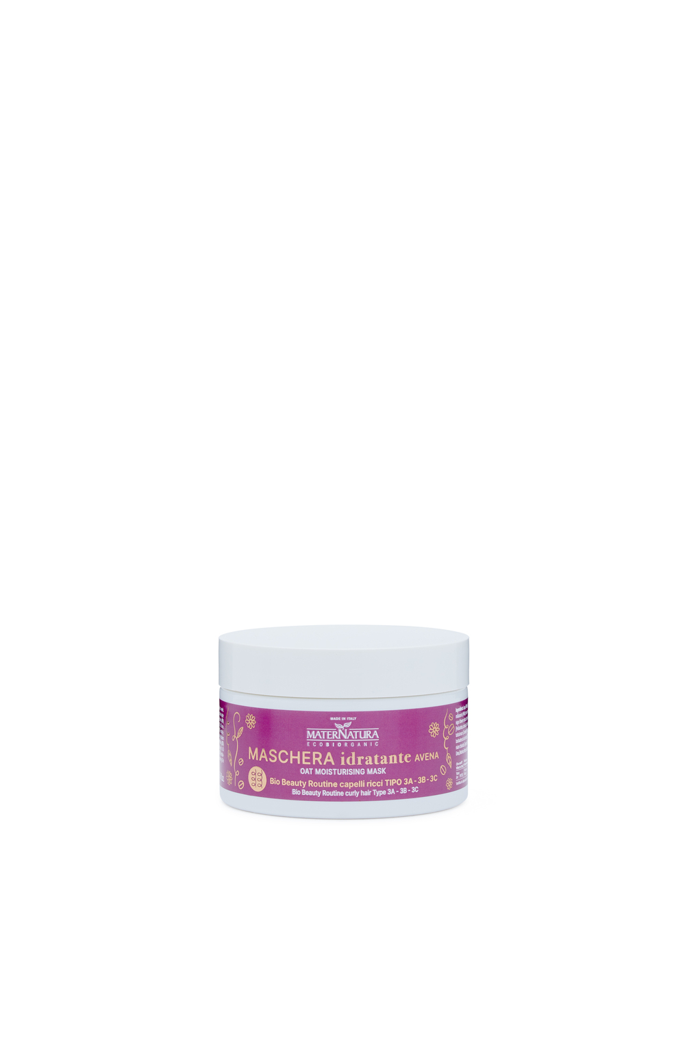 Curls Hydrating mask Oat, Hårmask & inpackning MaterNatura - 5