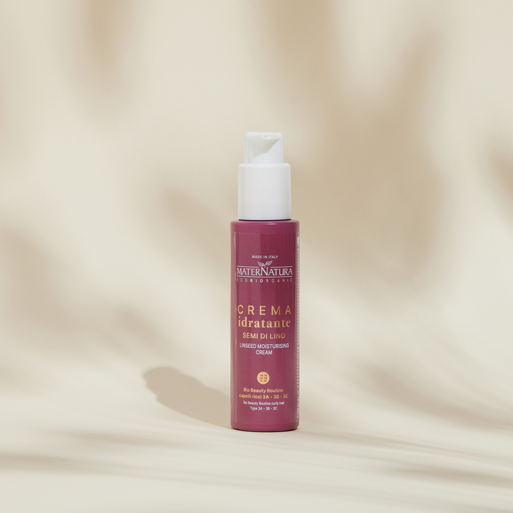 Linseed Moisturising Cream, Hårkräm för att krama upp lockar MaterNatura - 3
