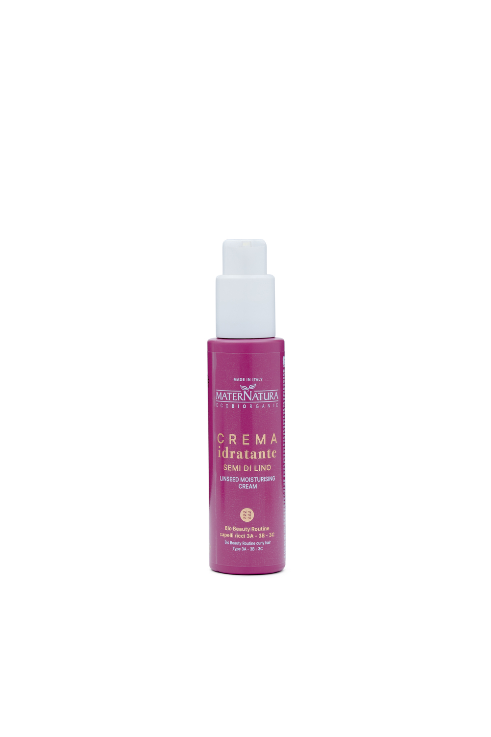Linseed Moisturising Cream, Hårkräm för att krama upp lockar MaterNatura - 4