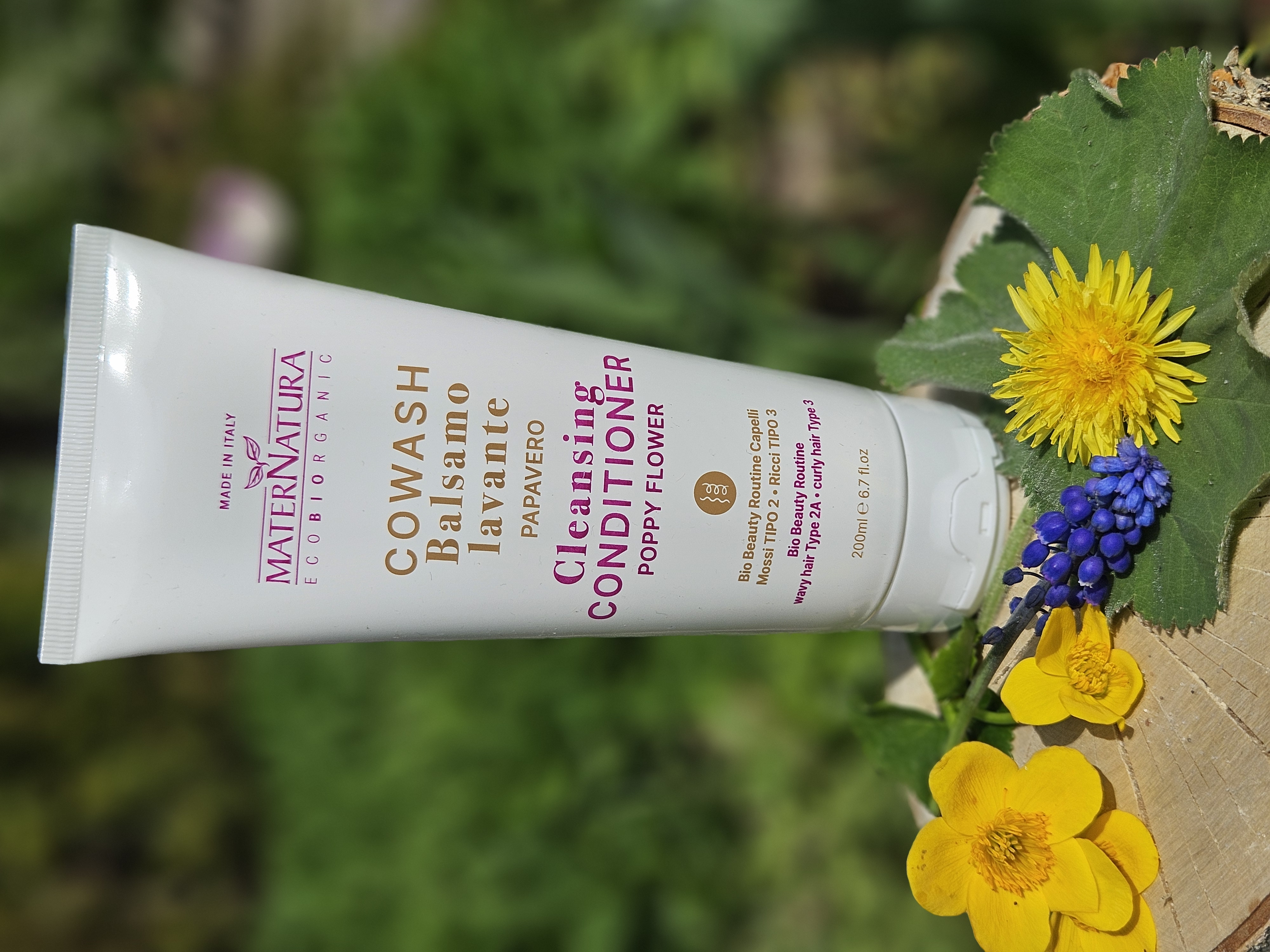 Cleansing conditioner with Poppy flower,  Schampo & balsam MaterNatura