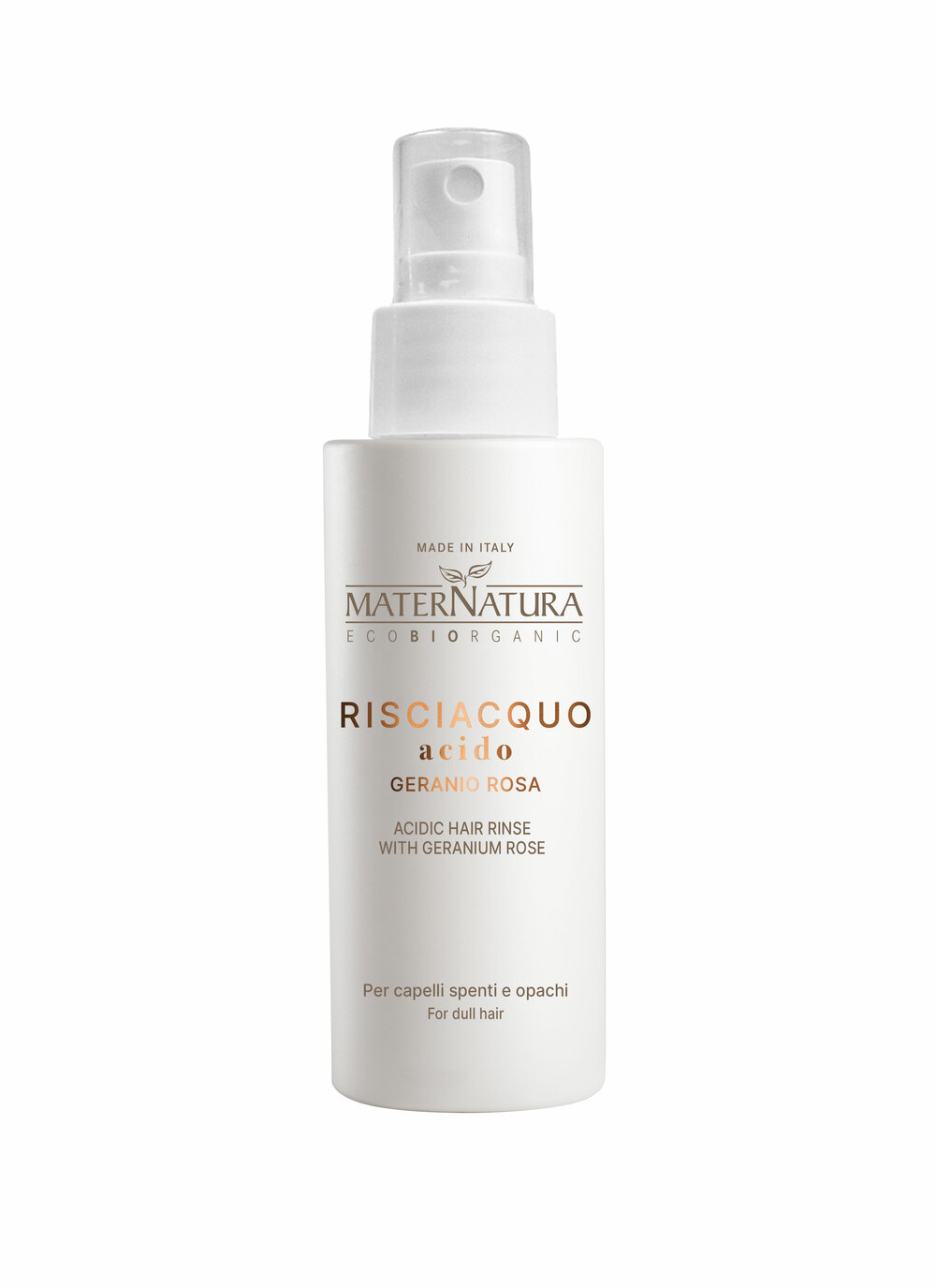 Acidic Hair Rinse with Geranium Rose, kalkreducering för håret - MaterNatura - 3