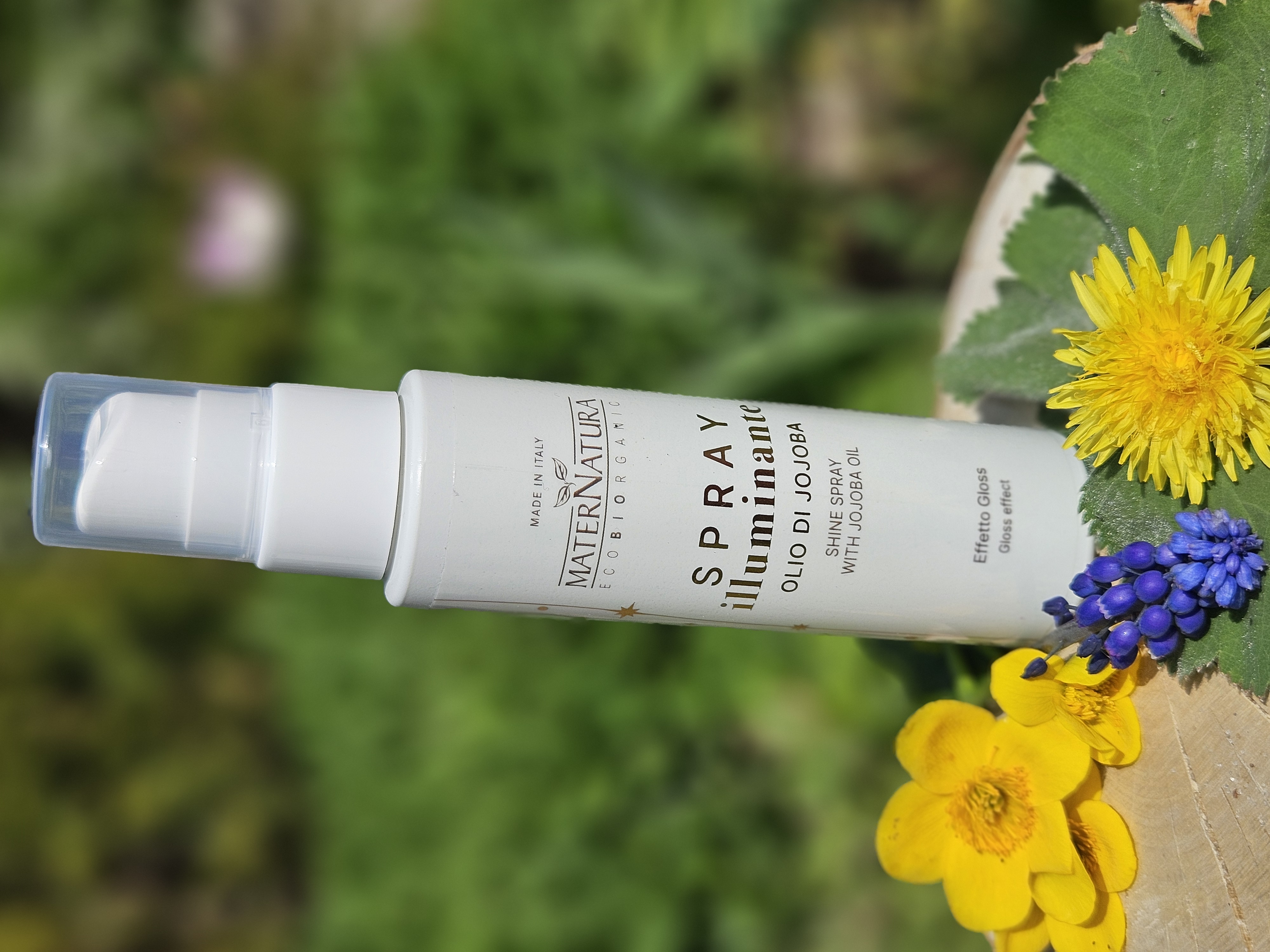 Shine spray  with Jojoba oil, glans  och antifrizz - MaterNatura