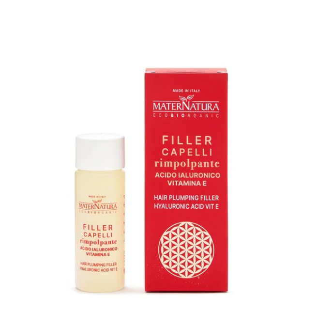 Hair plumping filler with Hyaluronic acid, fuktserum MaterNatura - 3