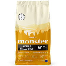 Monster Dog Adult Small Bites Chicken and Turkey 2 kg