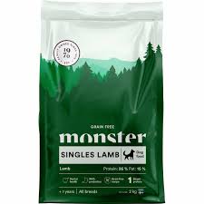 Monster Dog Adult Grain Free Singles Lamb Small Bites 2 kg