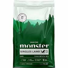 Monster Dog Adult Grain Free Singles Lamb Small Bites  12 kg