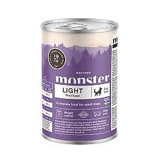 Monster Hund Adult Light/ Sterilized Burk 400 g