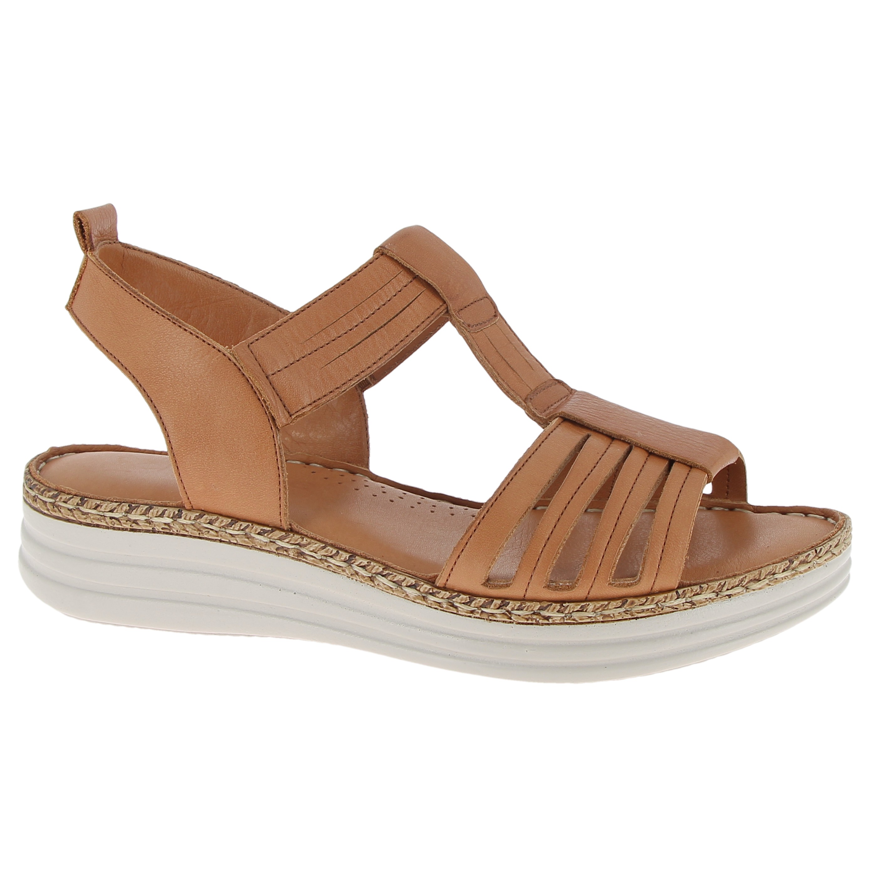 Charlotte of Sweden skinnsandal Brun