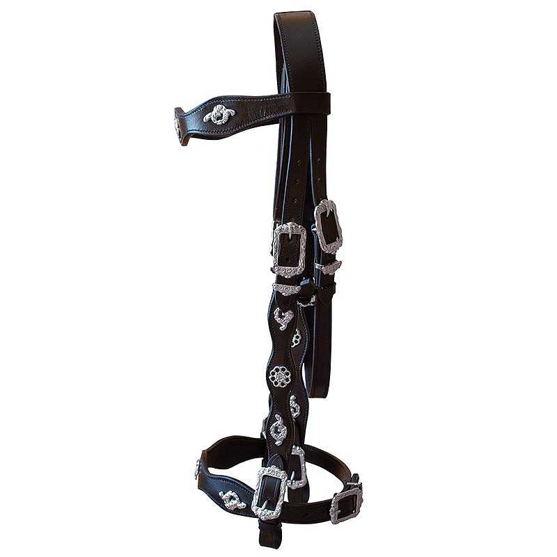 Portuguese Cortezia Bridle incl. one rein - 5