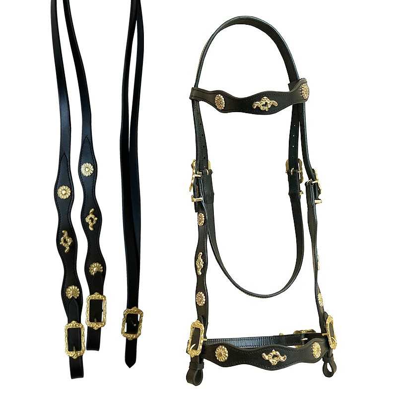 Portuguese Cortezia Bridle incl. one rein