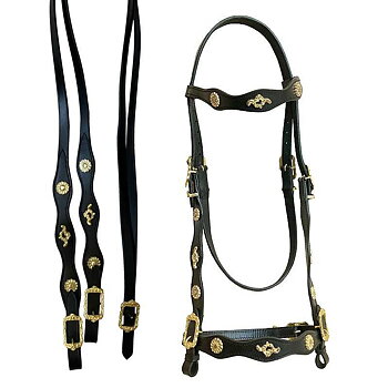 Portuguese Cortezia Bridle inkl. tygel