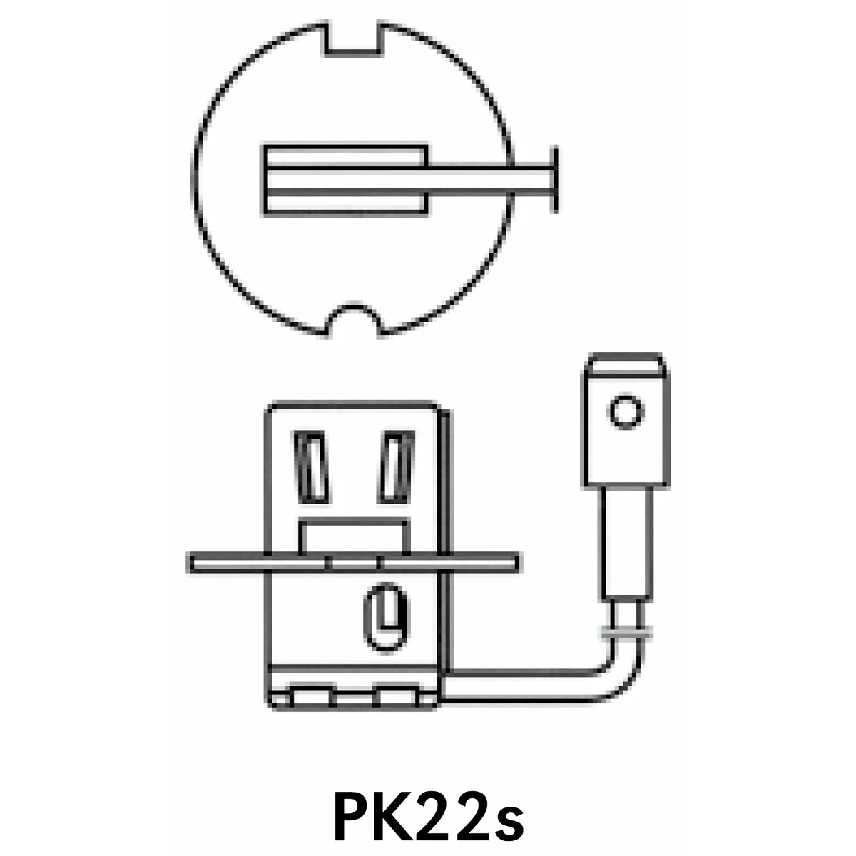 Halogenlampa Bosch H3 55W 12V - 2