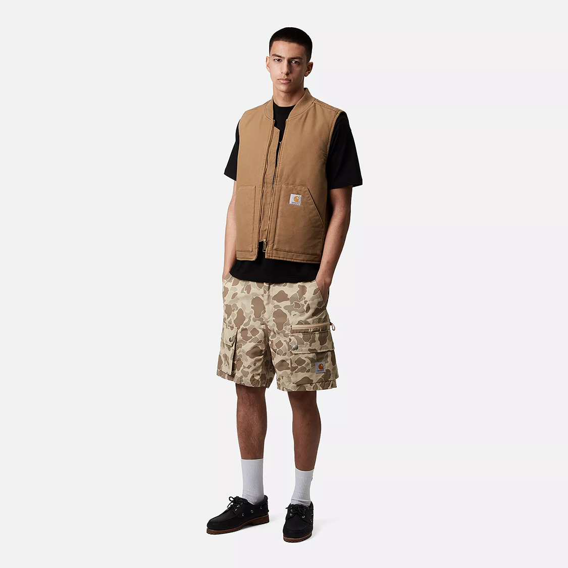 Carhartt WIP - Classic Vest Dearborn Canvas Hamilton Brown - 3