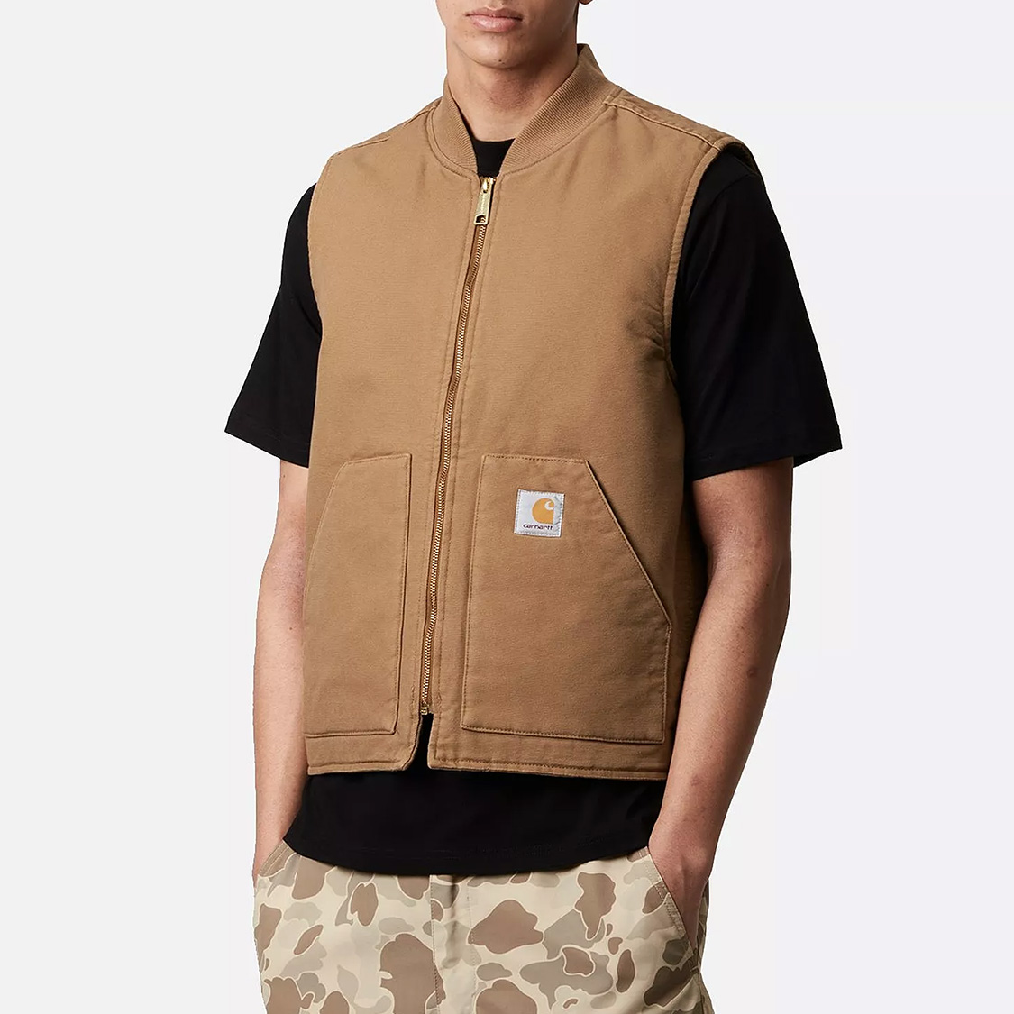 Carhartt WIP - Classic Vest Dearborn Canvas Hamilton Brown