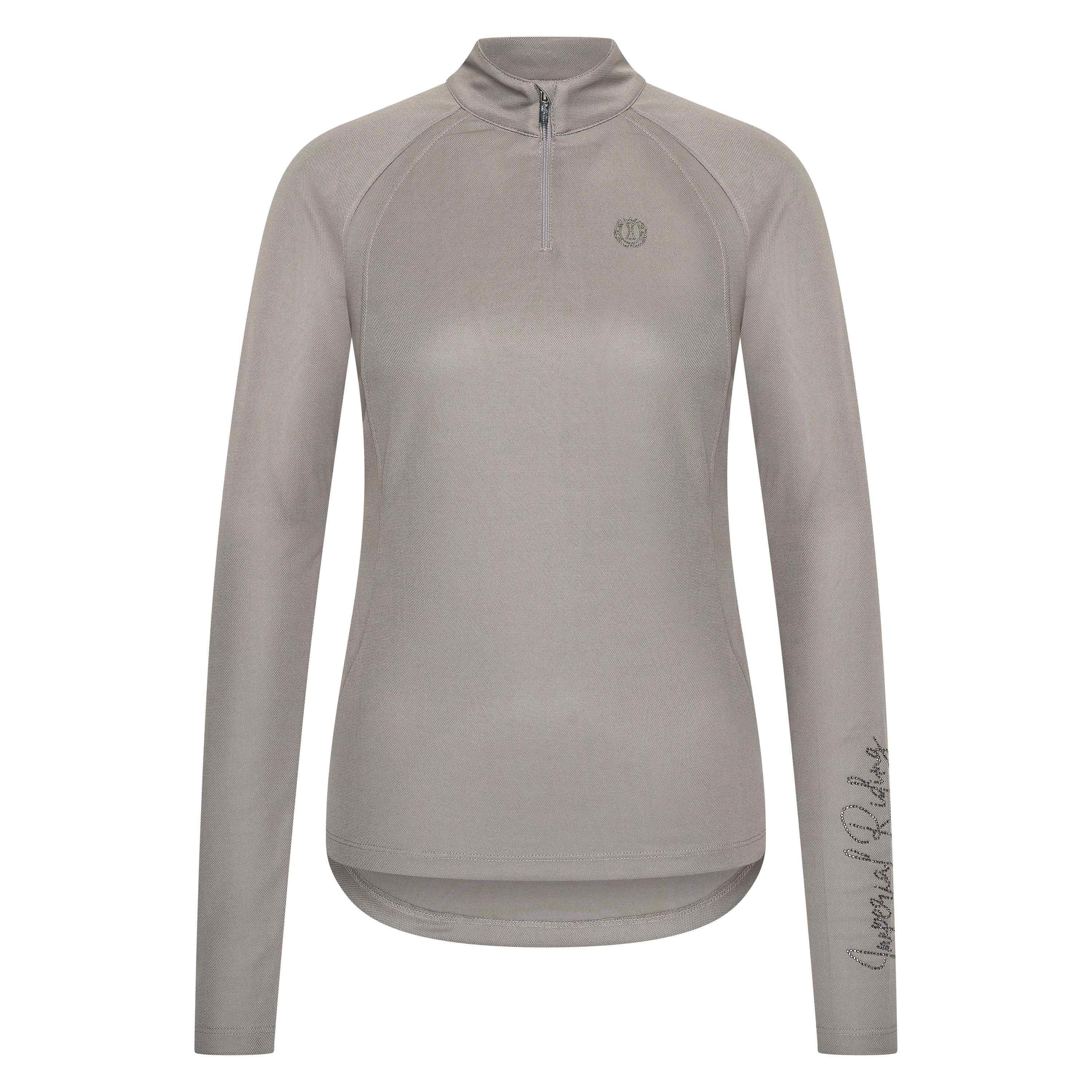 IMPERIAL RIDING Långärmad Ridtopp Parla Charcoal