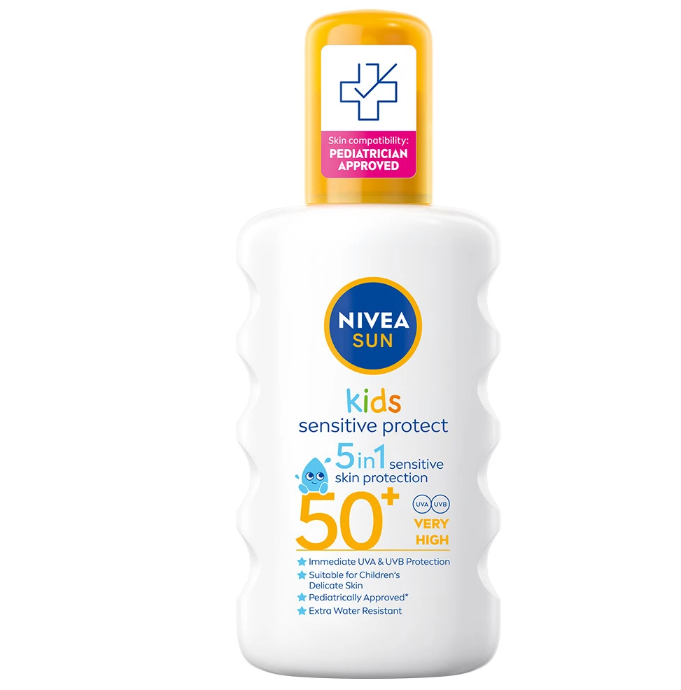 NIVEA Sun Kids Sensitive Protect & Play Spray SPF50+ 200 ml
