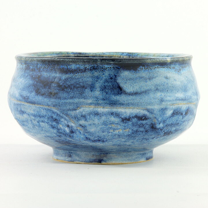 イサク・イサクソン  一点もの  青色のボウル  茶碗  (13cm)  2000年代  #2