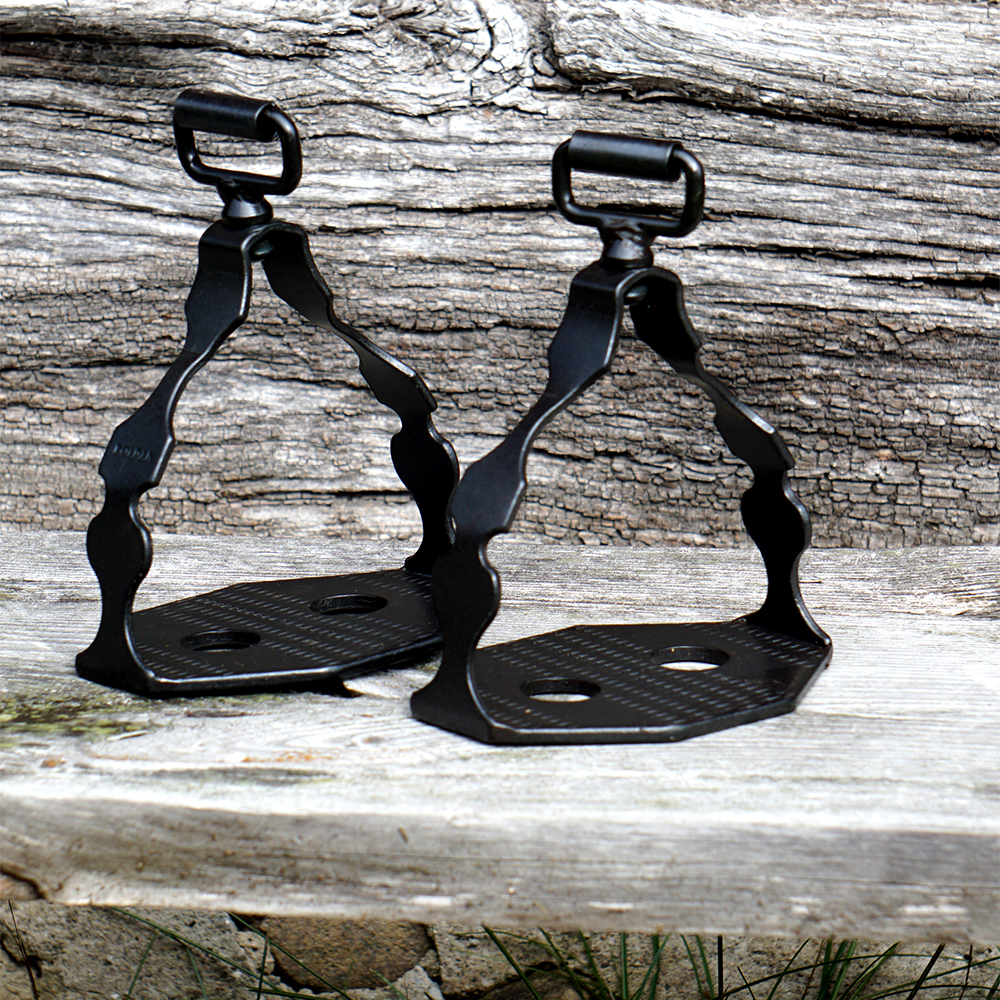 Alta Escuela Spanish stirrups (oiled) 360° - 4