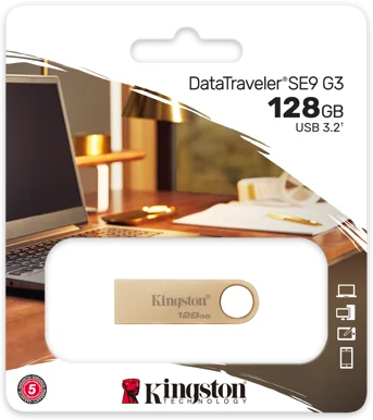 Kingston DataTraveler SE 9 G3 Metal 128GB - 2