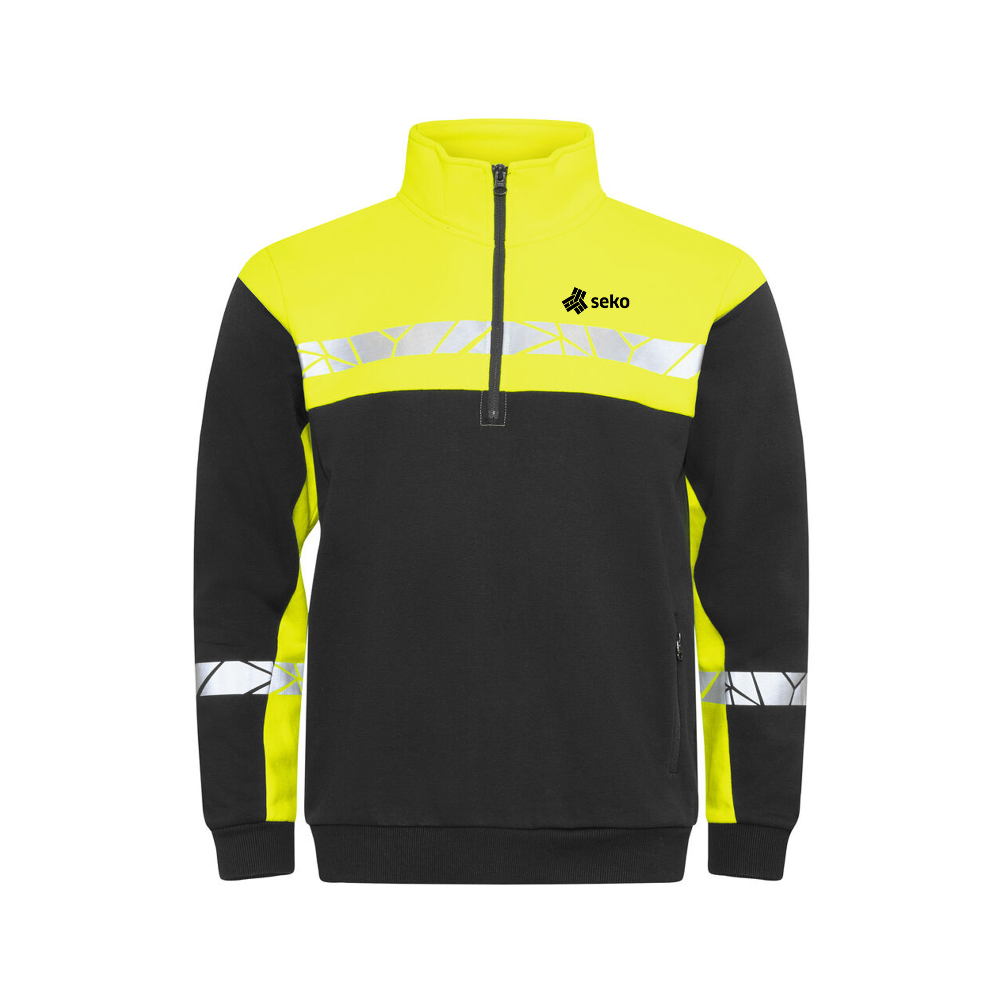 Sweatshirt half zip - Unisex - Flera färger