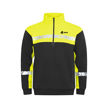 Sweatshirt half zip - Unisex - Flera färger