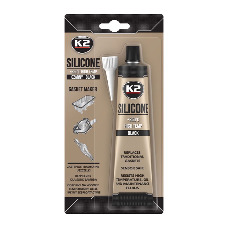 K2 BLACK SILICONE +350°C 85 g