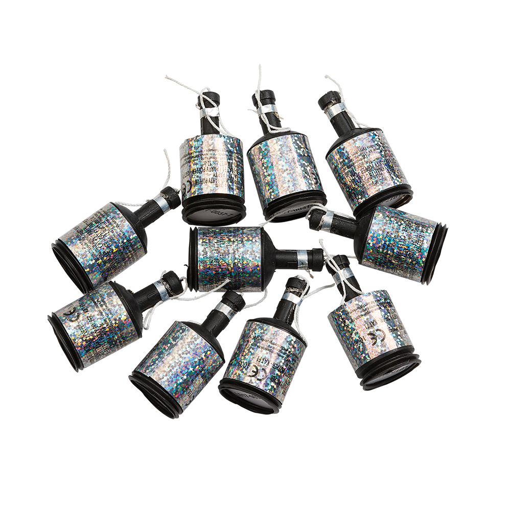 Party Poppers Hopea 8kpl