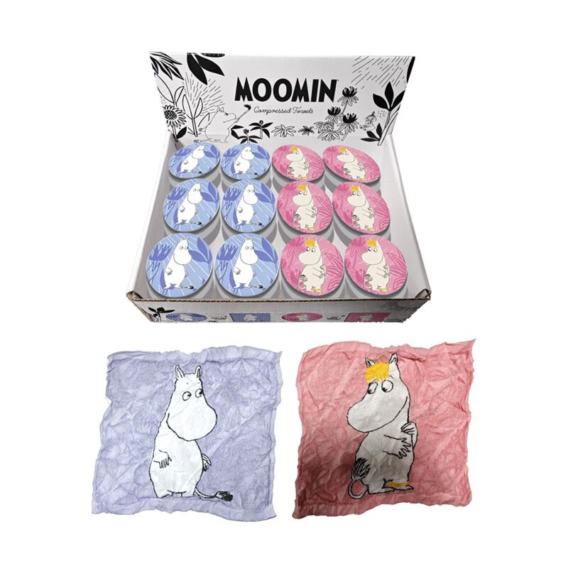 Mumin Komprimerad Resehandduk