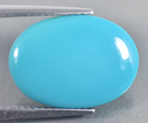 Impresionante piedra preciosa turquesa de Arizona natural sin tratar de 7,14 ct