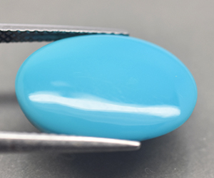 Impresionante piedra preciosa turquesa de Arizona natural sin tratar de 7,14 ct - 3
