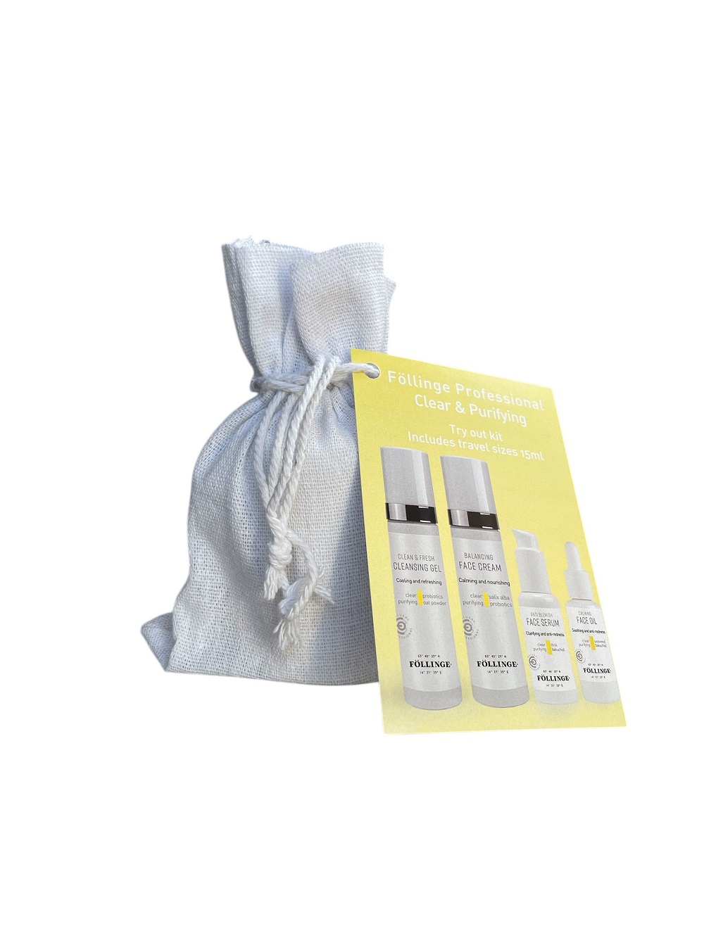 Föllinge Professional  Clear and Purifying - Try Out Set 4x15 ml - 2