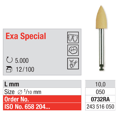 Edenta Exa Composit Polishers, Large Flame, 12pcs