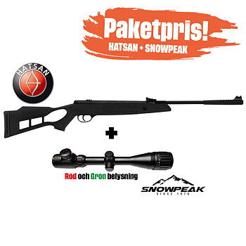 Hatsan Striker EDGE TH 4,5mm Belyst Paket