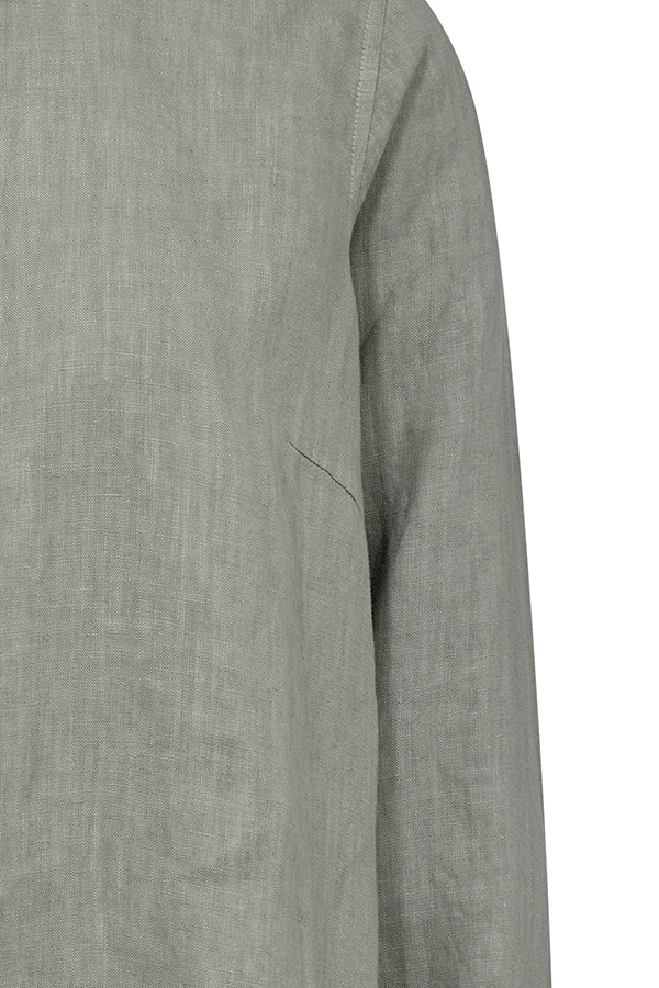 MMEnna Linnen Pocket Blouse Shadow - 2