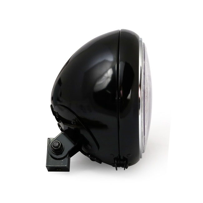 Framlampa 7" H4 FL-Style, Gloss Black - 2