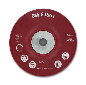 3M™ Grooved backing plate for fiber grinding disc 125 mm