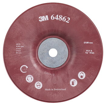 3M™ Grooved backing plate for fiber grinding disc 180 mm