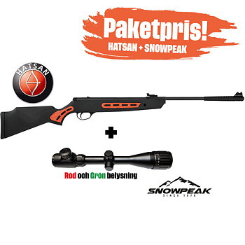 Hatsan Striker S Orange 4,5mm Belyst Paket
