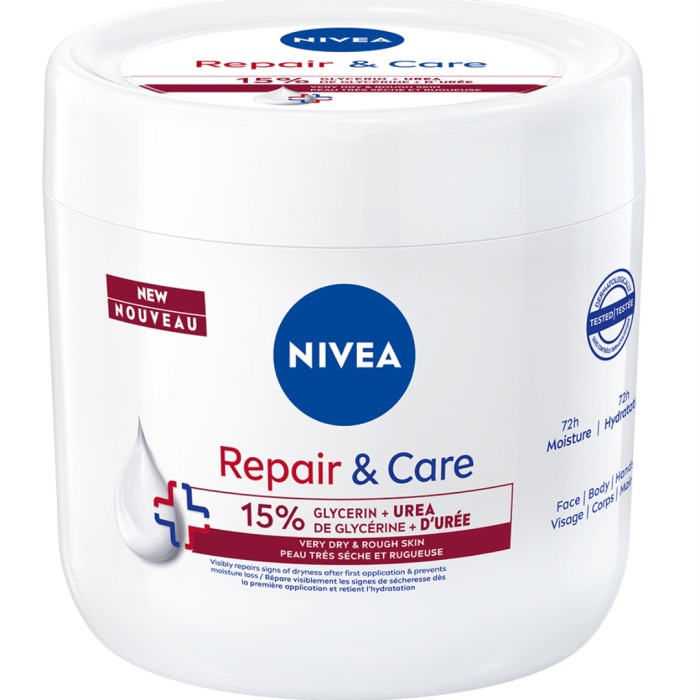 NIVEA Hudkräm Repair & Care Body Cream +Urea 400 ml