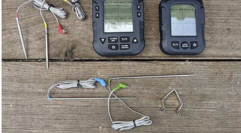 SNS-500 trådlös bbq termometer med 4 prober. - 4