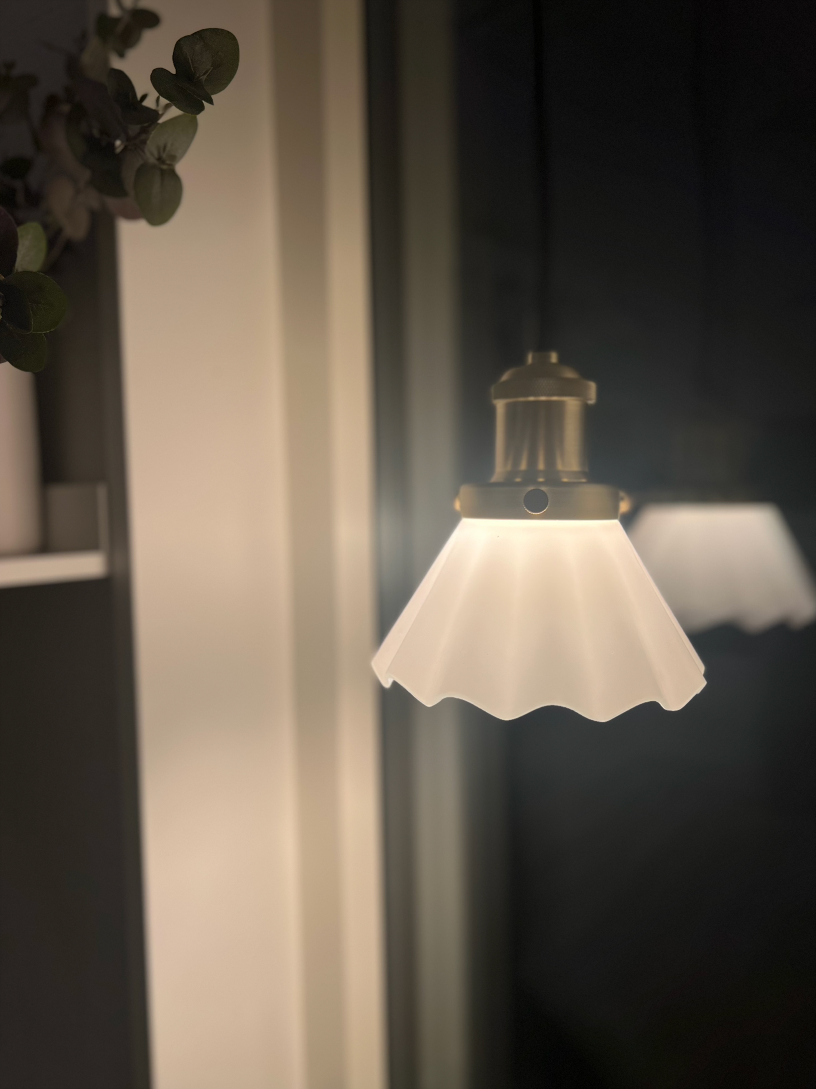 August Window Lamp - 15 cm - Window Lamp - Pleated