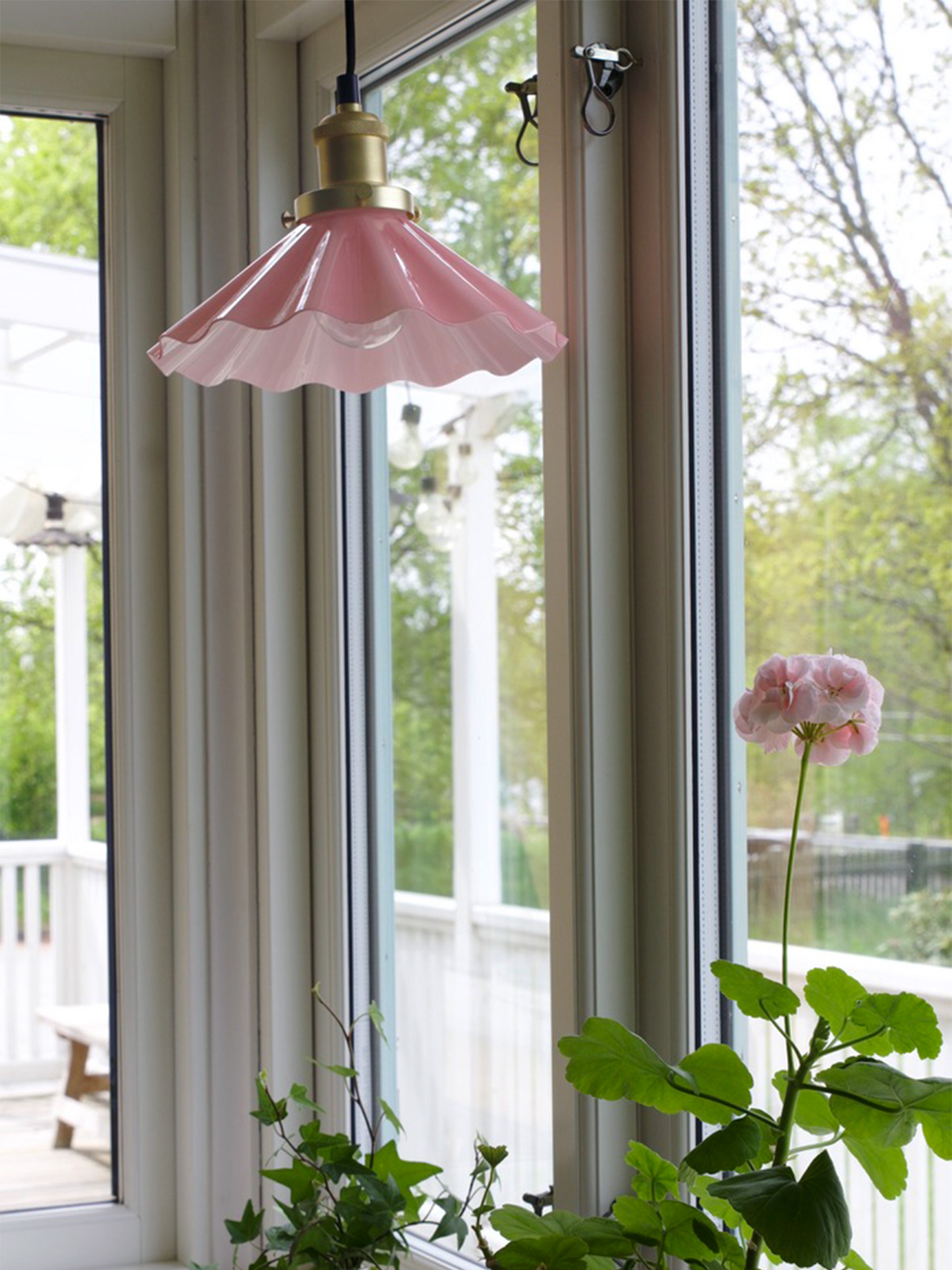 August Fönsterlampa - 25 cm - Fönsterlampa - Veckad - 7