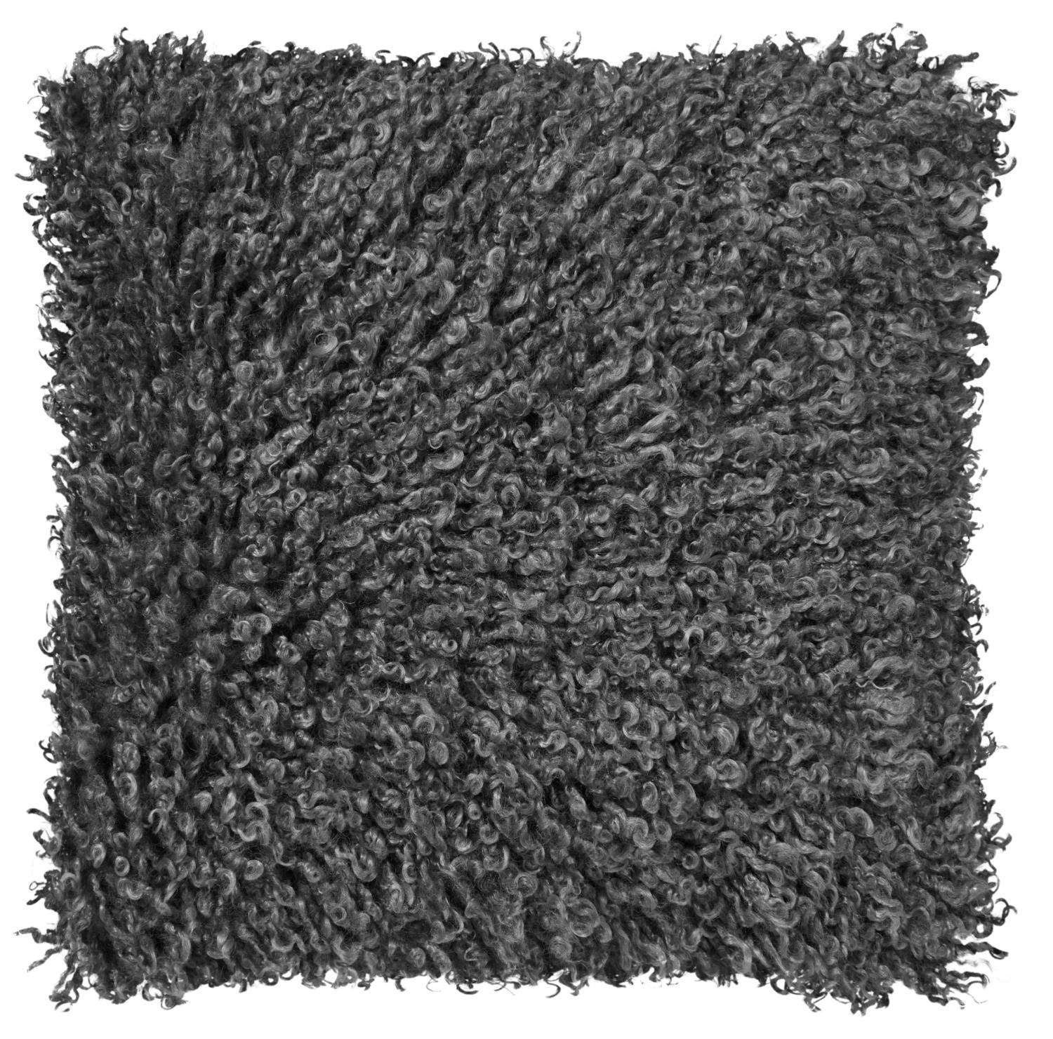 Wooly Kudde Fårskinnsimitation - Grå 