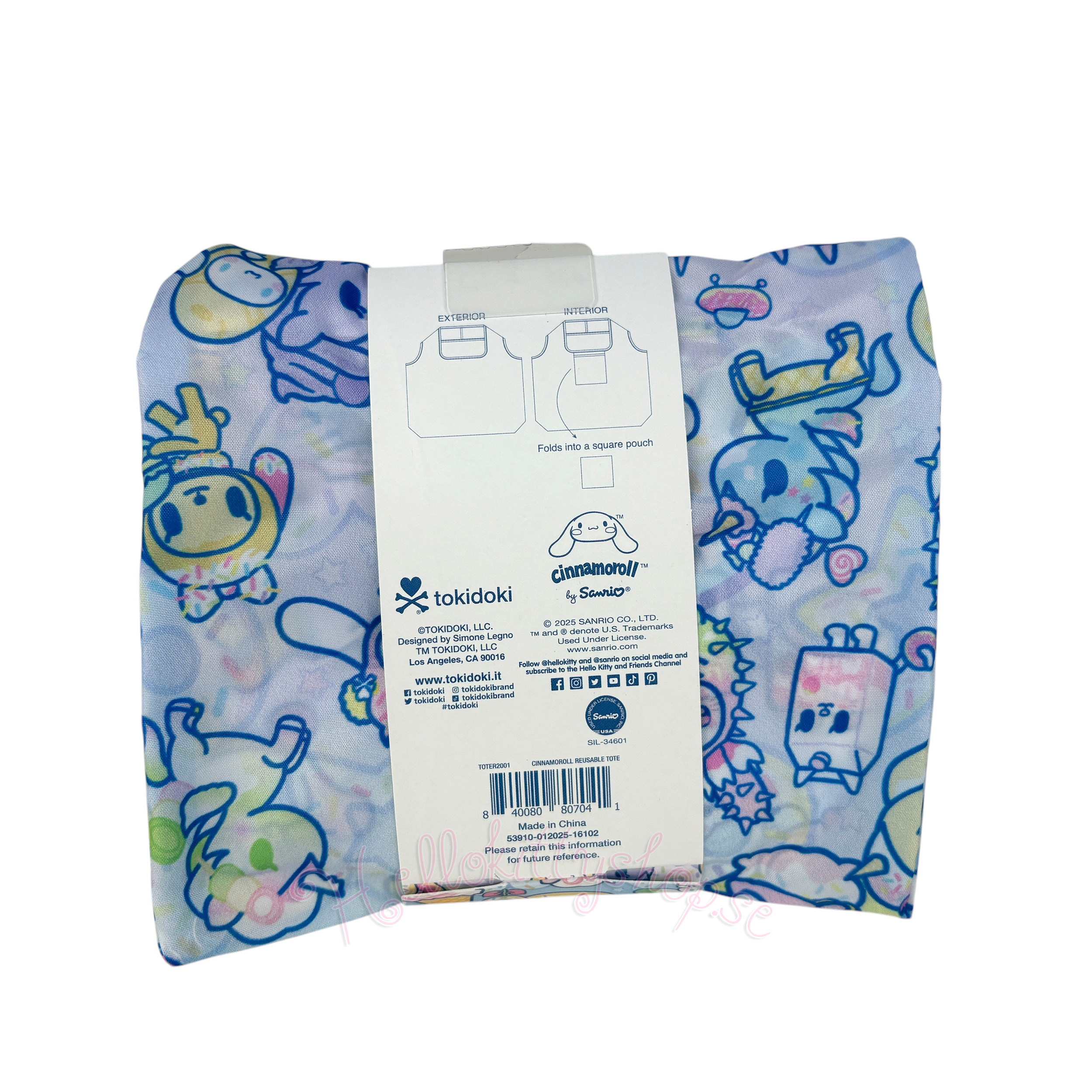 Tokidoki x Cinnamoroll Sweet Treats Reusable Tote Bag - 5