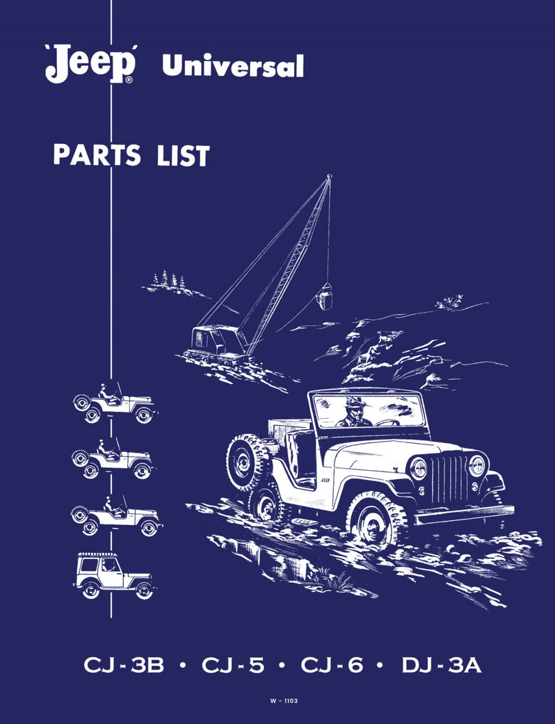 19531961 Jeep CJ & DJ Parts Catalog