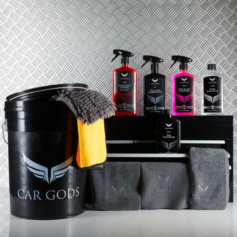 Car Gods Prep & Wash Bucket Kit - 3